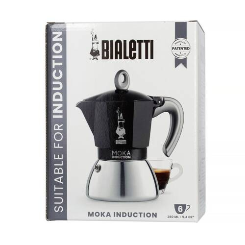 Kawiarka Bialetti New Moka Induction 6tz Czarna