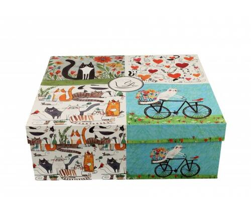 Zestaw 4 kubków Koci Świat