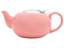 DZBANEK 0,75 L Z ZAPARZACZEM RÓŻOWY