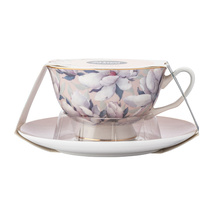 Filiżanka ze spodkiem Moja Kochana 220ml Magnolia Różowa