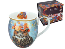 Kubek beczka Carmani 470ml Sowa