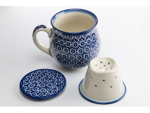 Kubek beczułka z zaparzaczem 2U2 Bolesławiec