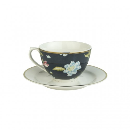 Laura Ashley Heritage filiżanka do cappuccino Midnight Uni