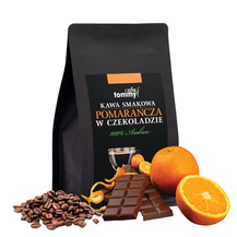 Kawa smakowa ziarnista Czekolada-Pomarańcza 250g