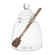 Szklany pojemnik na miód