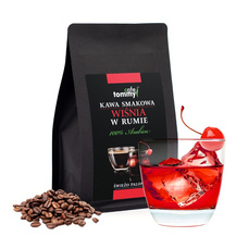 Kawa smakowa ziarnista Wiśnia w Rumie 250g