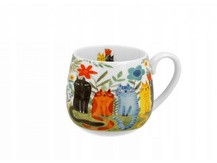 Kubek baryłka 430ml Koci świat Ogrodowe koty