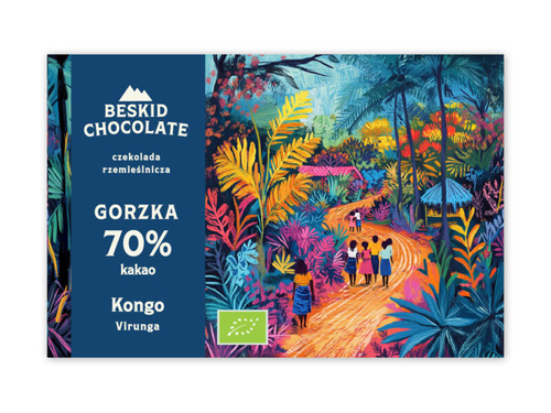 Czekolada gorzka Kongo Virunga 70%