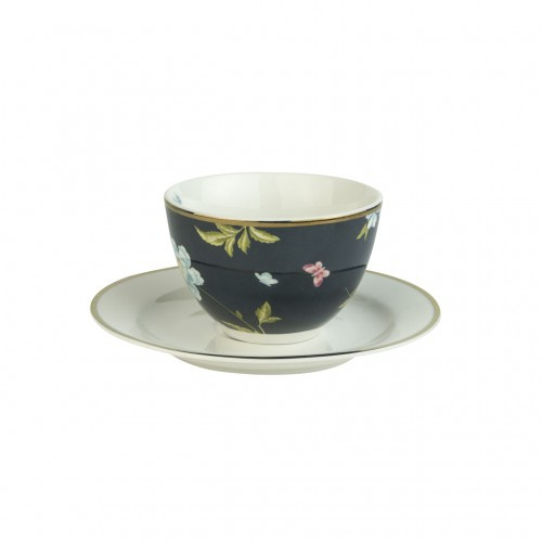 Laura Ashley Heritage filiżanka do cappuccino Midnight Uni