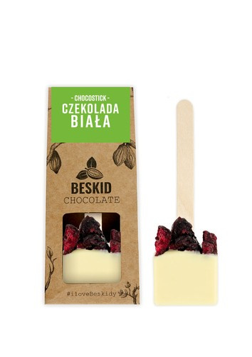 Chocostick z czekolady białej z wiśniami 45g 