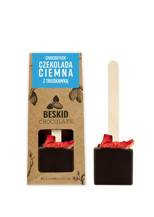 Chocostick z czekolady ciemnej z truskawkami 45g BESKID