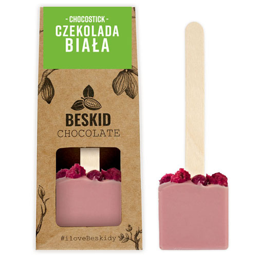 Chocostick Czekolada Ruby z porzeczką 45g 