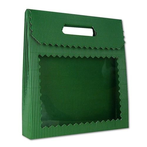 Torebka ZIELONA z klapką duża