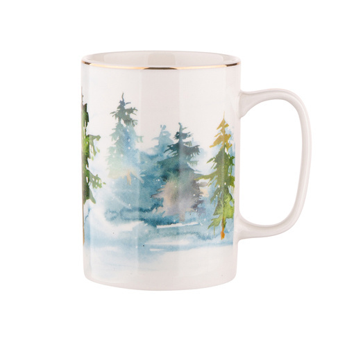 Kubek Winter Forest Las