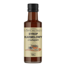 Syrop karmelowy z burbonem 100 ml