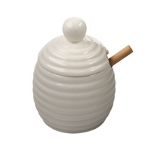 Porcelanowy pojemnik na miód
