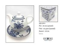 Porcelanowy zestaw Tea For One - Magnoble