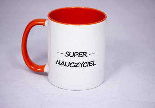 KUBEK SUPER NAUCZYCIEL - MIX KOLORÓW
