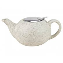 DZBANEK 0,5 L Z ZAPARZACZEM BIAŁY MARMUR