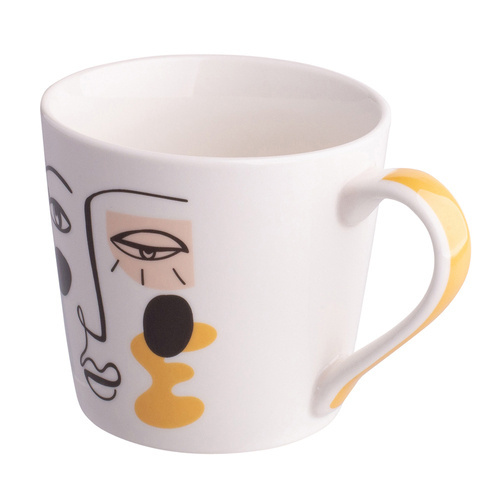 Kubek abstrakcja Twarz