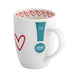 Kubek baryłka 340ml Heart 