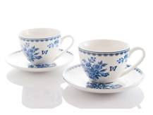 MAGNOBLE KPL 2 FILIŻANKI ZE SPODKAMI WZÓR 1