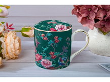 Kubek z zaparzaczem 360ml Zielony