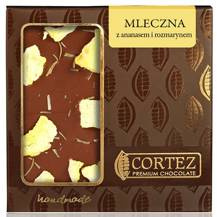 Czekolada mleczna z ananasem i rozmarynem 85g