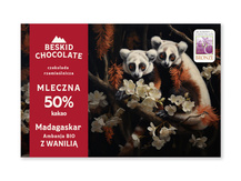 Czekolada mleczna Madagaskar 50% z wanilią