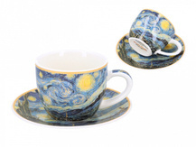 Carmani filiżanka espresso Van Gogh Gwiaździsta Noc