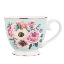 Anemon Filiżanka na stopce miętowa jumbo