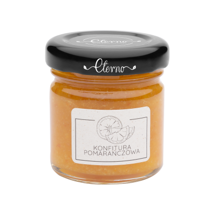 Konfitura pomarańczowa  o obniżonej zawartości cukru 40g