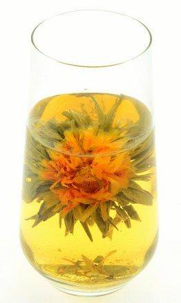 Herbata Kwitnąca Biała Peach Marigold