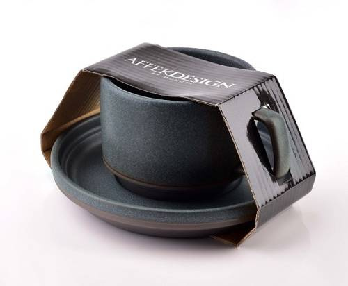 STONE Filiżanka ze spodkiem