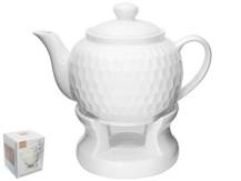 Dzbanek porcelanowy  z podgrzewaczem 900ml