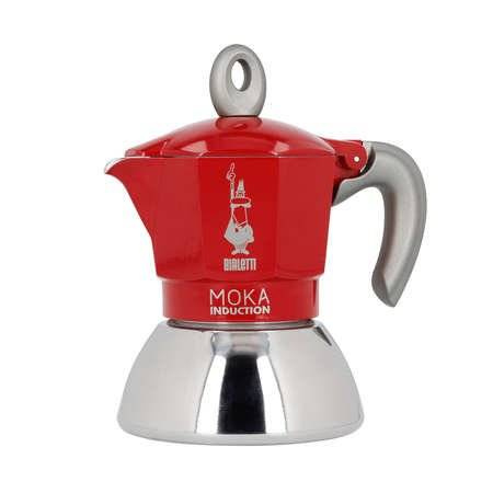 Kawiarka Bialetti New Moka Induction 4tz Czerwona