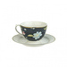 Laura Ashley Heritage filiżanka do cappuccino Midnight Uni