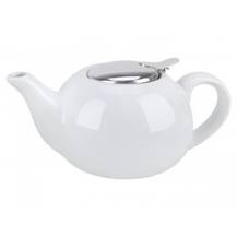 DZBANEK 0,5 L Z ZAPARZACZEM BIAŁY