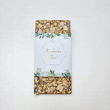 Mleczna czekolada z migdałami i pomarańczą Kochanemu Tacie 85g