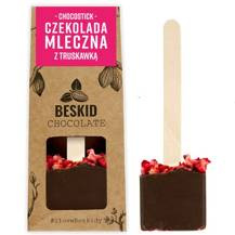 Chocostick Czekolada mleczna z truskawkami 45g