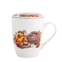 Kubek z zaparzaczem i pokrywką 350 ml Pumpkin Spice