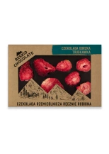 Czekolada gorzka z truskawkami 70g