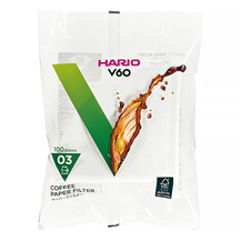 Hario filtry papierowe 100szt do dripa V60-03