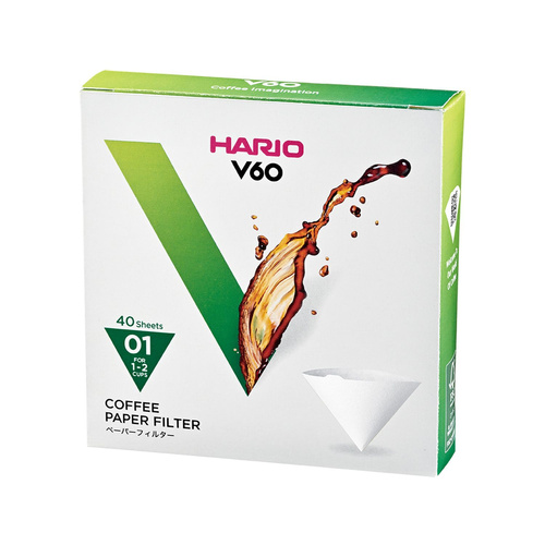 Hario filtry papierowe 40szt. do dripa V60-01