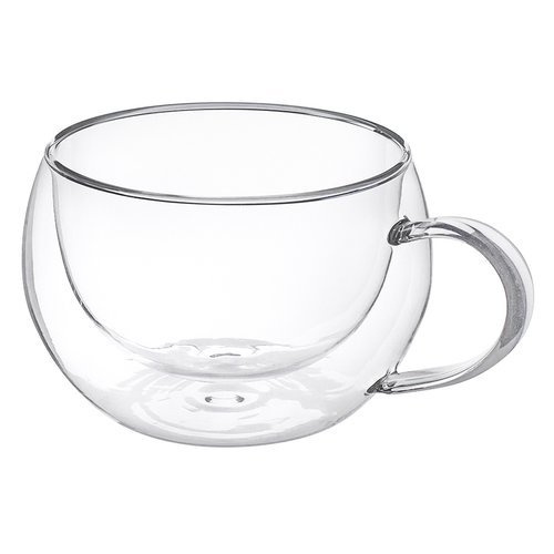 Komplet dwóch szklanek z podwójną ścianką i dnem termiczne 300 ml