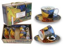 Carmani Zestaw filiżanek do espresso Vincent van Gogh