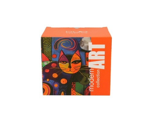 Kubek Modern Art z zaparzaczem 450ml Cat