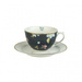 Laura Ashley Heritage filiżanka do cappuccino Midnight Uni