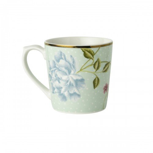 Laura Ashley Heritage kubek porcelanowy Mint Uni 0,35 l.