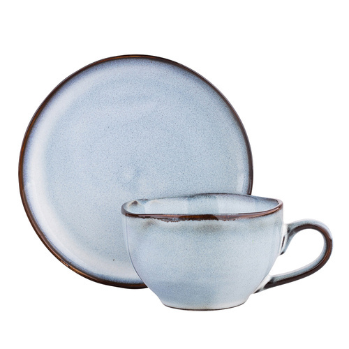 Reactive Blue filiżanka 200 ml ze spodkiem 15 cm NBC 